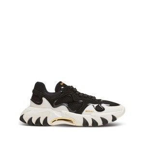 Balmain Rubberized Black Trainers - NWT